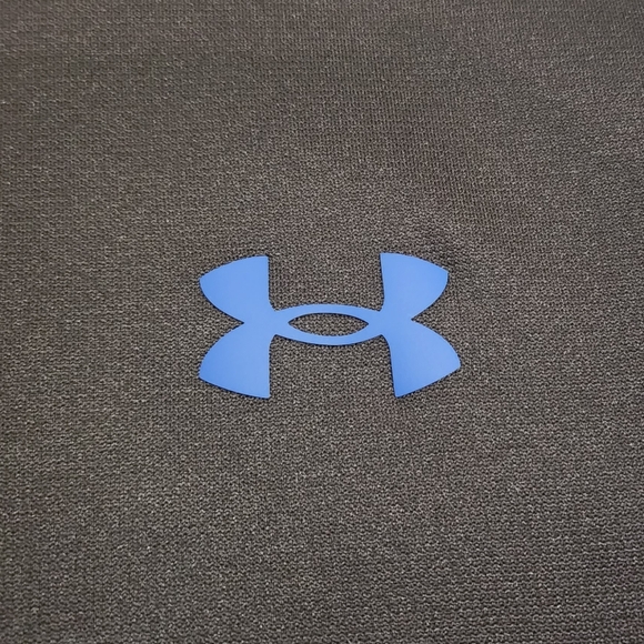 Under Armour Men's Fleece Quarter-Zip Colorblock Sweatshirt in Tech Blue - Picture 8 of 13
